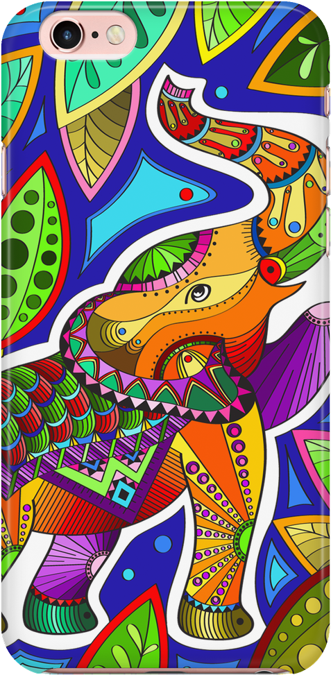 Joyful Elephant - Premium Edition Elephant Coloring Book: For Kids, Teens, (1024x1024)