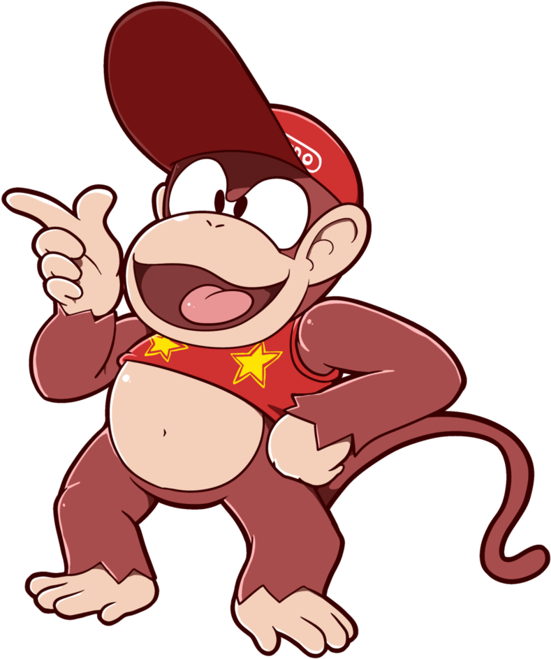 Diddy By Engineerkappa - Donkey Kong Country 2: Diddy's Kong Quest (841x950)