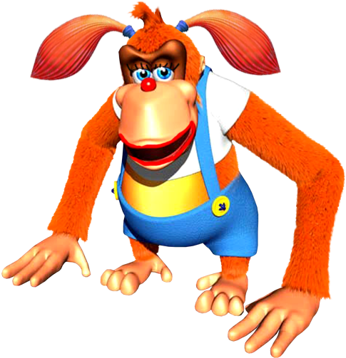 Donkey Kong 64 Donkey Kong Country Donkey Kong Country - Lanky Kong Png (496x525)