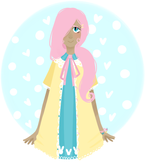 Amarrylis, Bracelet, Charm Bracelet, Dark Skin, Fluttershy, - Illustration (502x564)