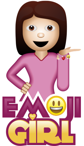Express Yourself With Your Custom Emoji Girl Charm - Girl Emoji (297x513)