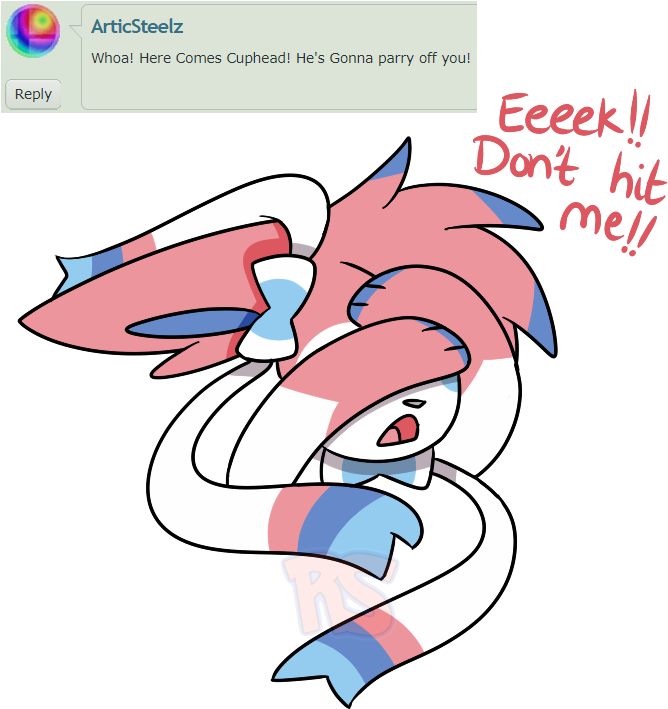 Don't Parry The Pink By Roguesylveon - Parry Cuphead (686x723)