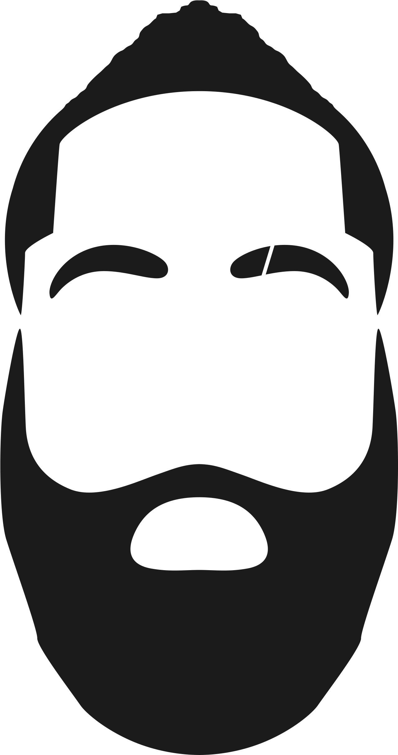 James Harden Mask - James Harden Black And White Logo (2500x2500)