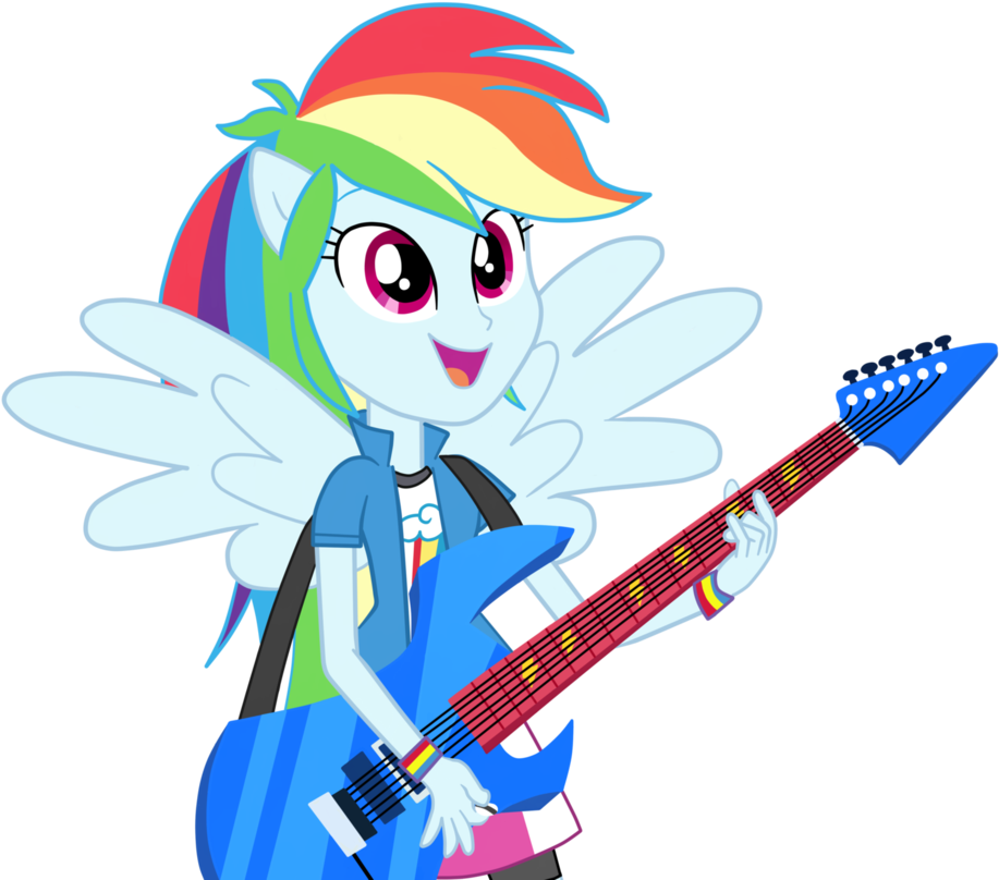 Equestria Girls Rainbow Dash Guitar (976x819)