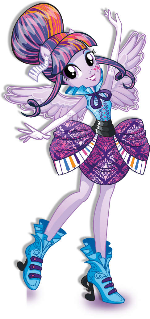 Twilight Sparkle Rainbow Rocks Character My Little - Equestria Girls Twilight Sparkle Rainbow Rocks (486x1033)