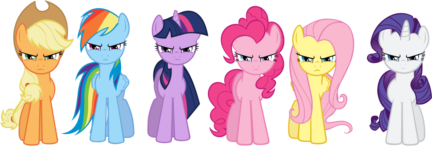 Mlp Mane 6 Mad (1600x681)