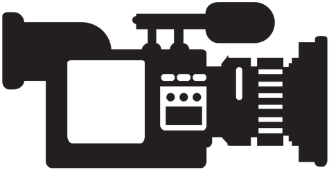 Mobile News Camera Flat Icon Transparent Png - Camara De Video Vector (512x512)