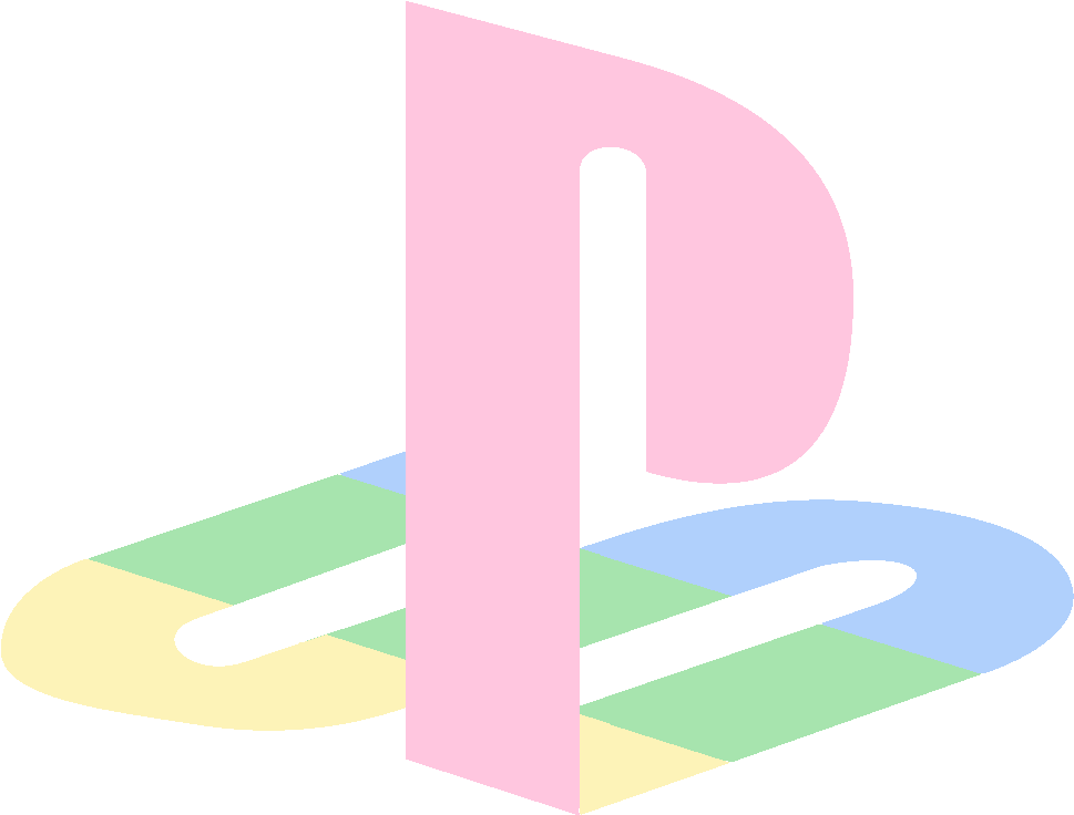 Vector Transparent Pastel Pastel Pink Icon Logo Ps - Playstation Logo Vaporwave (1000x761)