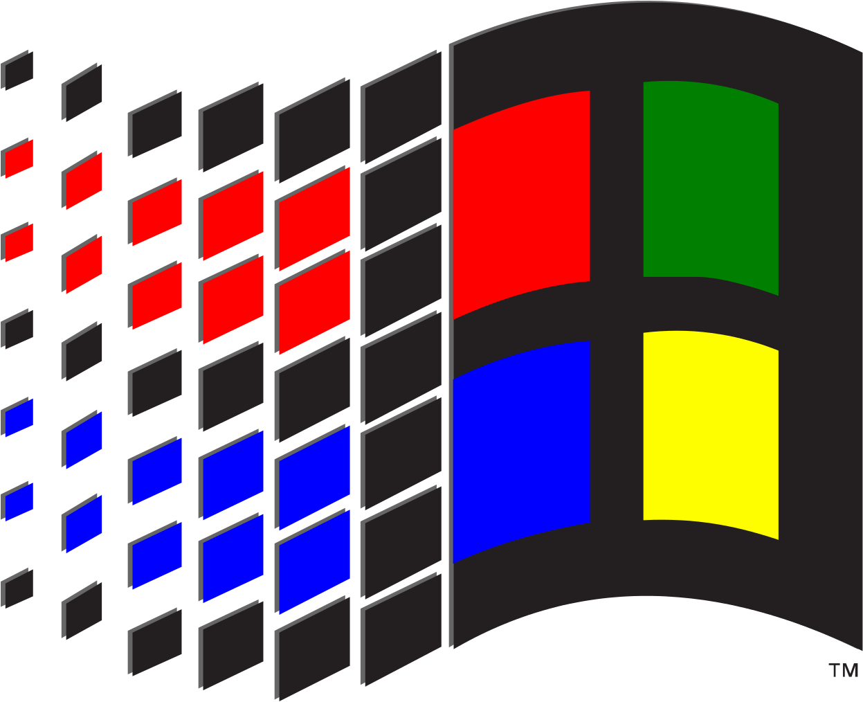 Windows - Microsoft Windows 3.1 Logo (1250x1024)