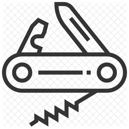 Swiss Icon - Swiss Army Knife Icon (512x512)