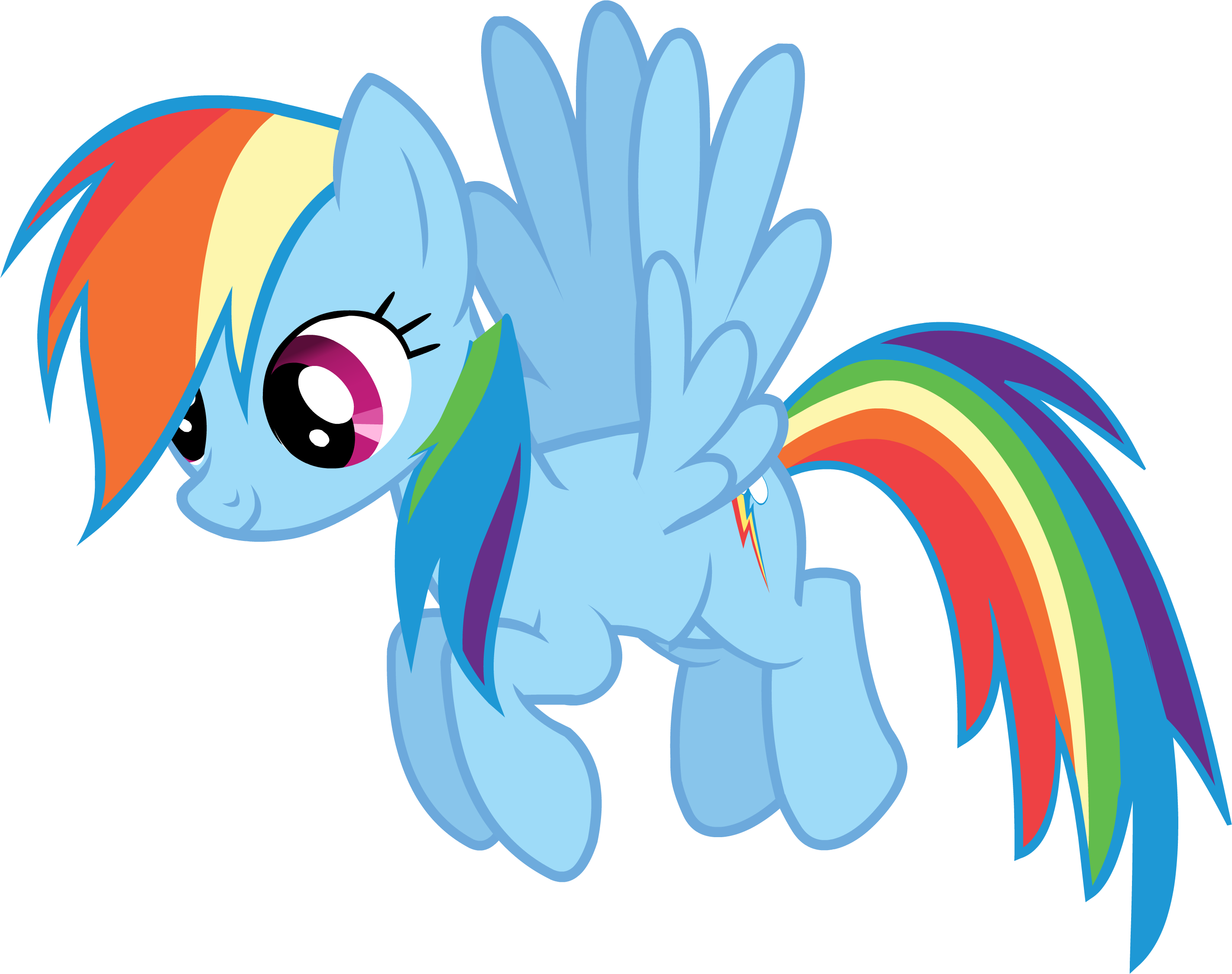 Aip Rainbow Dash2 - My Little Pony Png (2845x2249)