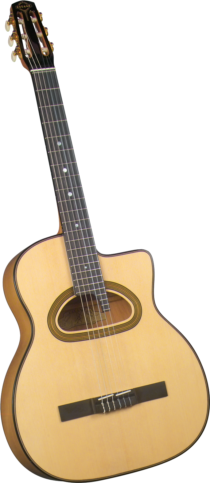 Dg-560 Grande Bouche Or Large Mouth, D Shaped Sound - Gitane Dg 560 (1008x1600)