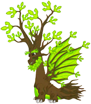 Tree Dragon [few People Are Comfortable Watching A - Tree Dragon Dragonvale (388x442)