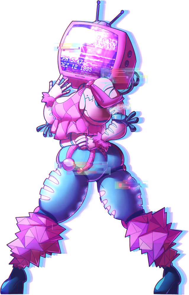 Coolmobile, I Cant Believe Im Late To The Tv Head/vaporwave - Vaporwave Tv Head (639x996)