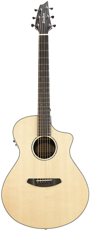 Or Players Seeking A Deep Boomy Sound With Sparkling - Breedlove Pursuit Concert Ebony (310x890)