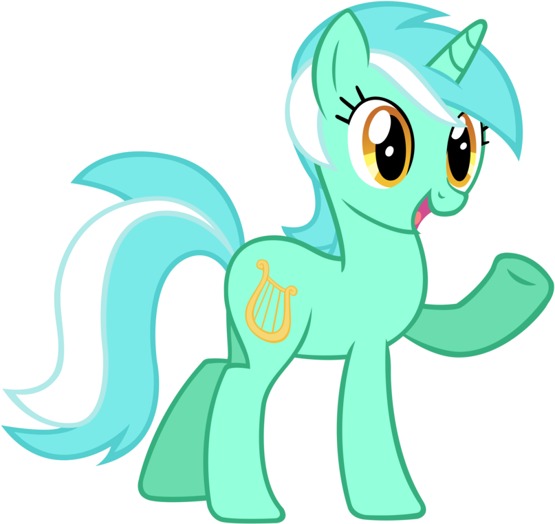 Lyra Says Hi - Lyra Mlp Vector (900x855)