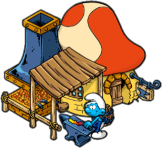 Blacksmith Smurf - Blacksmith Smurf (560x510)
