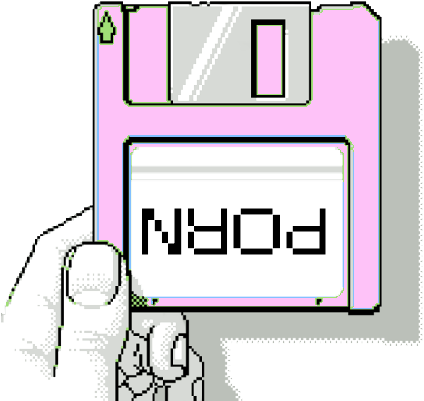 Pop Art - Goth Pastel Pixel (500x500)