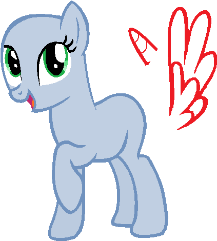Mlp Pony Base Mlpfim Base Happy Pony Caecii On Deviantart - Mlp Pony Base Happy (612x570)