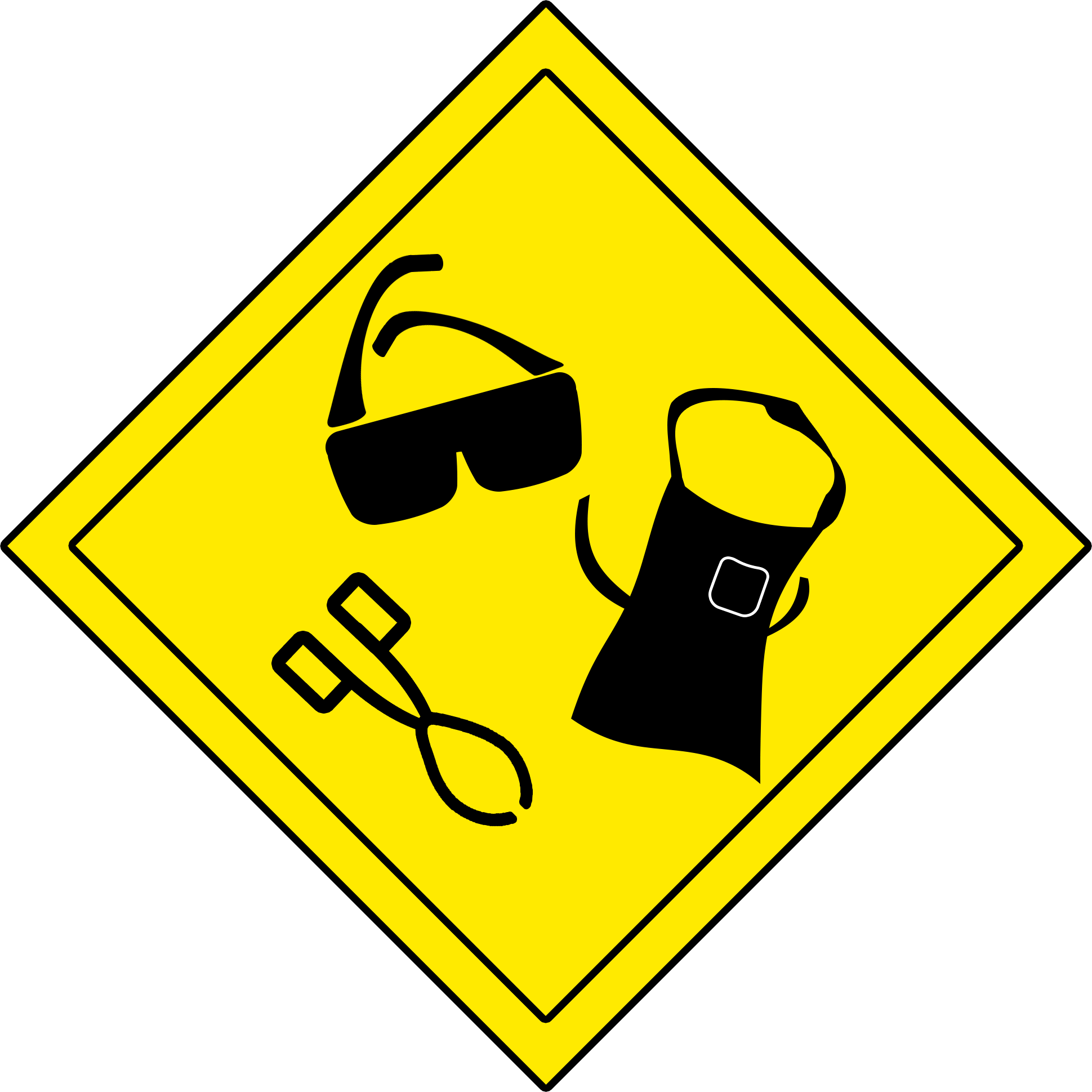 Slow Down Traffic Sign (1939x1939)
