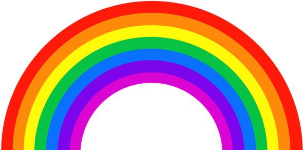 Explore Rainbow Clipart, Rainbow Unicorn And More - Rainbow Png (550x282)