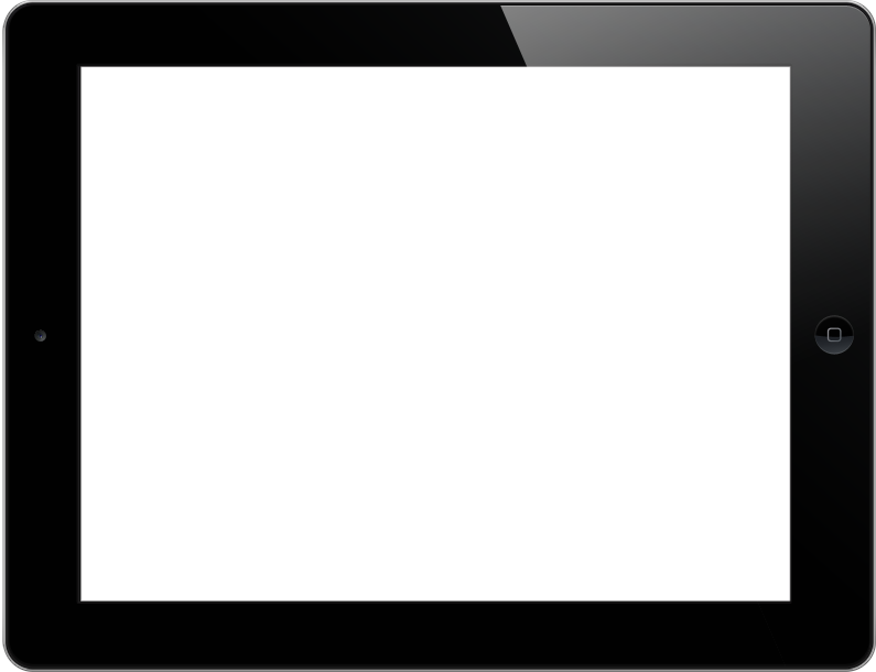 Ipad-frame - Tablet Transparent Png (795x610)