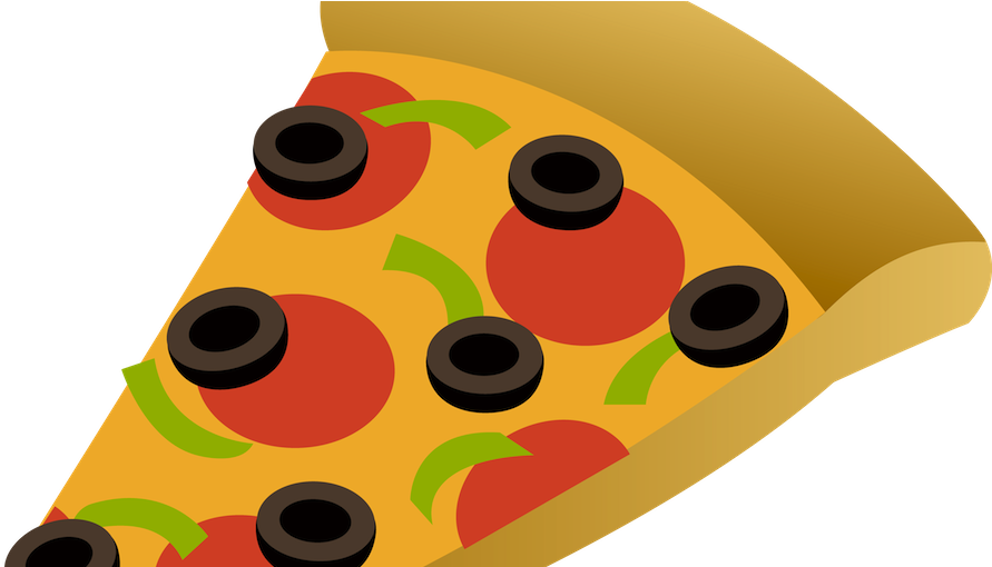Pizza Slice Clip Art (971x509)