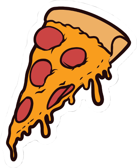 Food Pizza Cheese Yummy Freetoedit - Pizza Sticker (449x549)