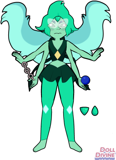 Gemsona Maker Steven Universe Lapidot Fanfusion Lapidot - Steven Universe (400x600)