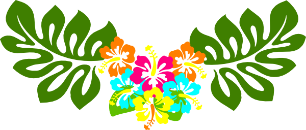 Hibiscus Clip Art (600x256)