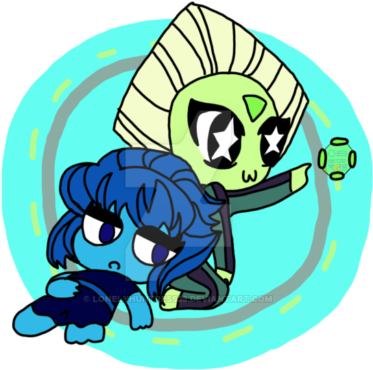 Lapidot As Gemlings By Darkprincess116 - Steven Universe Gemlings Lapis Peridot (1024x576)