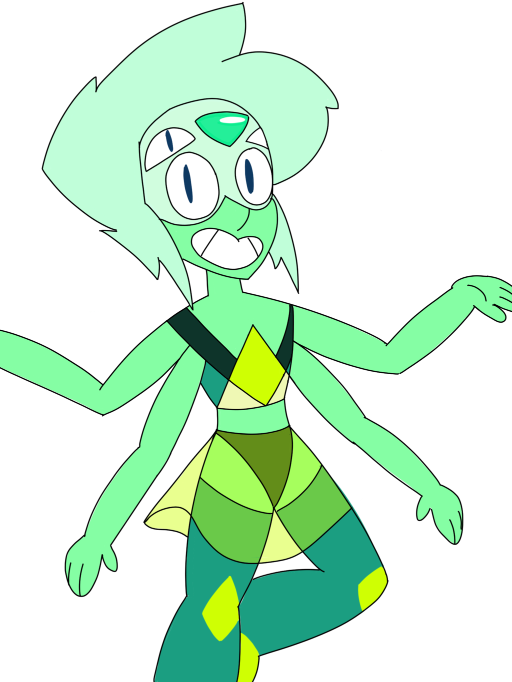 Aquamarine Steven Universe Fan Fusion By Papaschilosas - Steven Universe (1024x1365)