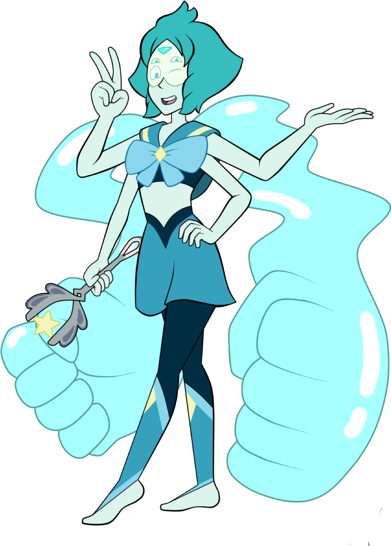 Peridot And Lapis - Fusion De Lapis Y Peridot De Steven (1536x2048)