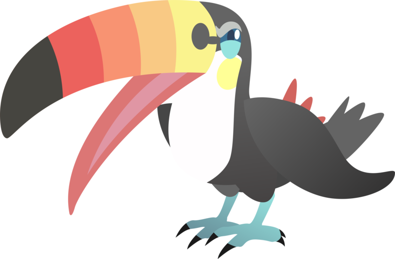 Toucannon By Alexalan On Deviantart - Pokemon Sun And Moon Pikipek Evolutions (800x524)