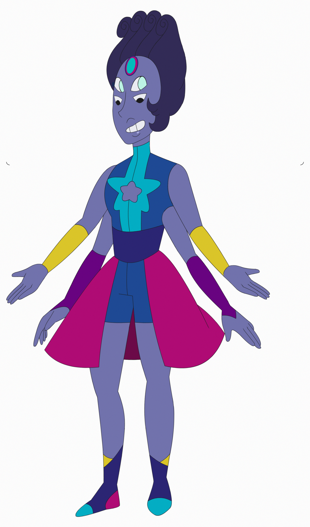 Steven - Steven Universe Bornite Fusion (1024x1739)