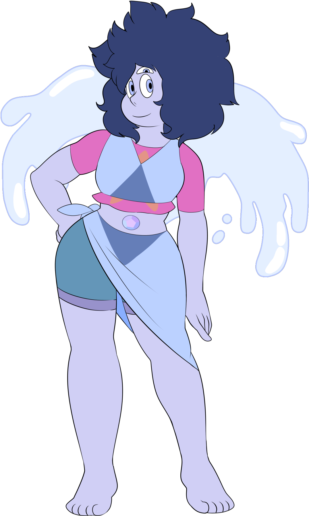 Steven Universe - Steven Universe Steven And Lapis Fusion (1280x1893)