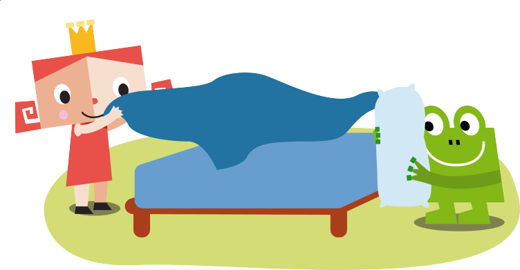 02hacer La Cama - Dibujo Hacer La Cama (752x391)