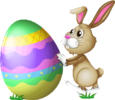 Animated Gif Holidays, Transparent, Happy, Share Or - Easter Bunny Animated Gif (480x480)