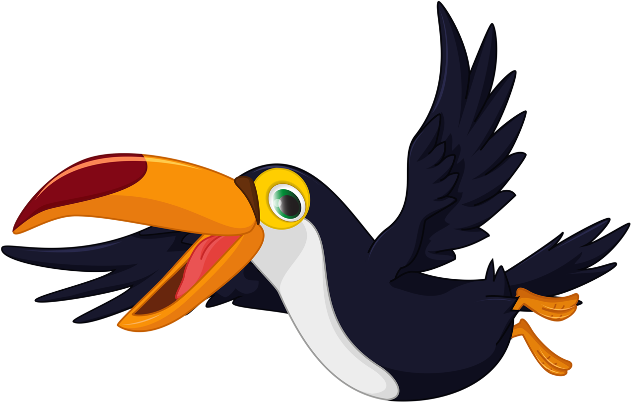 Explore Clip Art, Animaux, And More - Toucan Cartoon Png (1280x812)