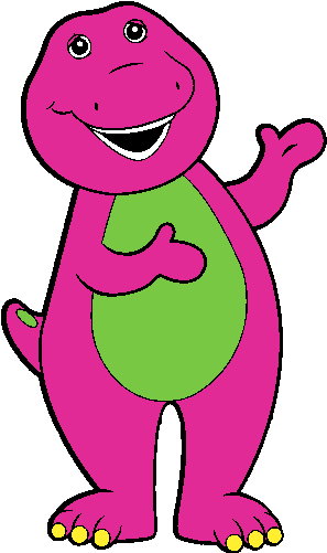 Barney And Friends Clip Art - Barney The Dinosaur Clipart (309x502)