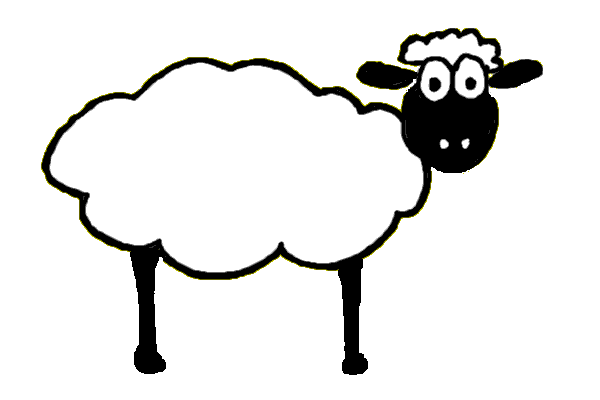 Lamb Clipart Animated - Sheep Gif Clipart (502x347)