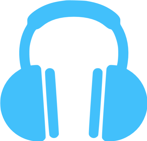 Computer Icons Sound Clip Art - Red Headphones Icon Png (512x512)