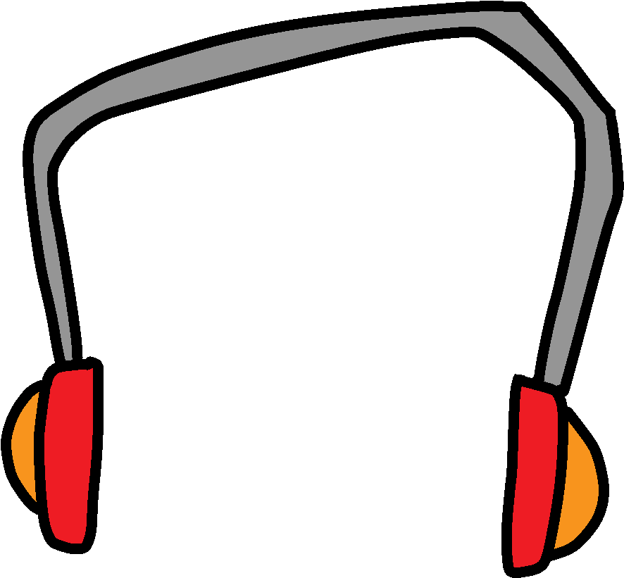 Headphones - Robotic Head Phones Png (1041x961)