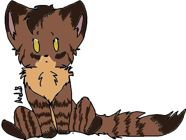 Fluffy Brown Tabby Cat By Bronytothebone - Tabby Cat (658x496)