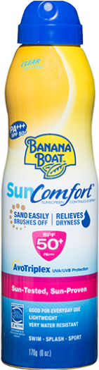 Suncomfort Clear Ultramist Sunscreen Spray Spf 50 - Banana Boat Suncomfort Clear Ultramist Spray (230x524)