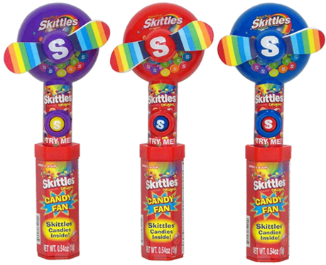 Skittles Fan Candy Toy - Skittles Fan (480x480)