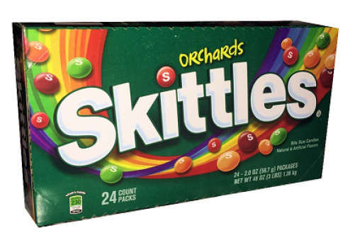 Skittles Orchards 24ct - American Skittles Orchards - Sweets And Candy - Heavenly (500x500)