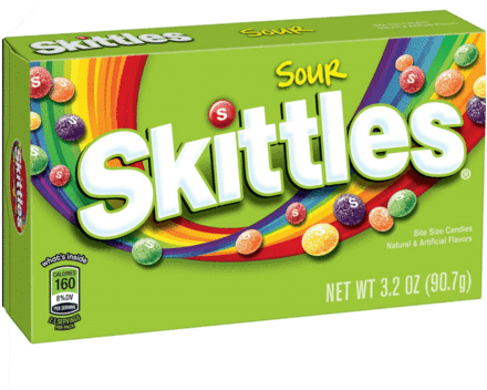 Skittles Sour Theater Box - Box Of Sour Skittles (480x480)