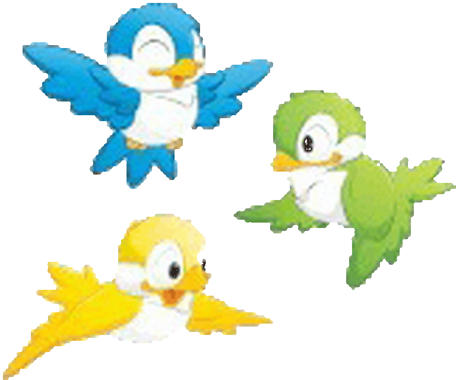 Food For The Birds- Year One Have Been Making Different - Cute Cartoon Birds (930x775)