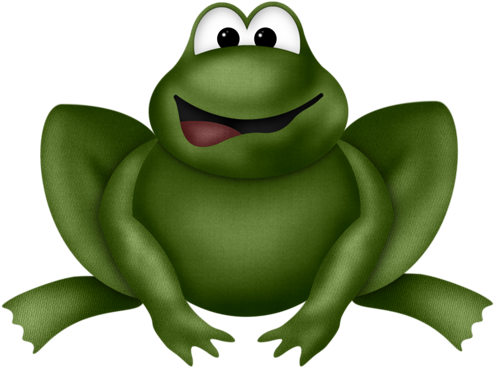 Frog On A Log - Imagens De Sapos (500x374)